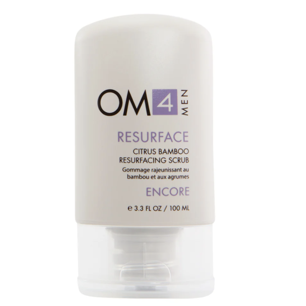 Organic Male OM4 Resurface: Citrus Bamboo Resurfacing Scrub