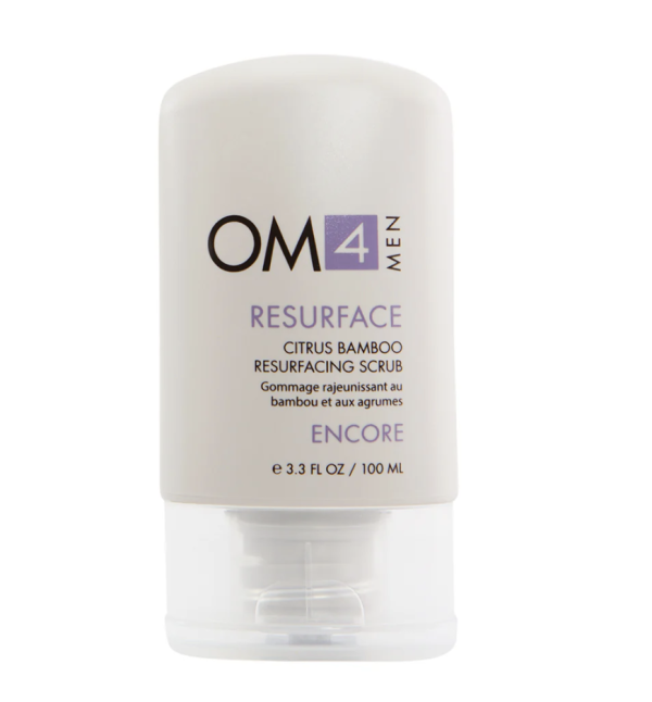 Organic Male OM4 Resurface: Citrus Bamboo Resurfacing Scrub