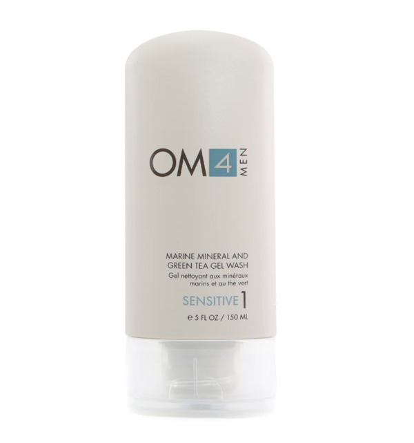 Organic Male OM4 Sensitive Step 1: Marine Mineral and Green Tea Gel Wash