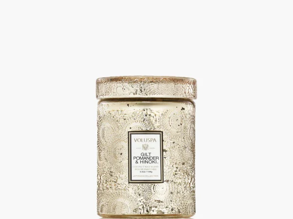 Gilt Pomander & Hinoki Small Jar Candle