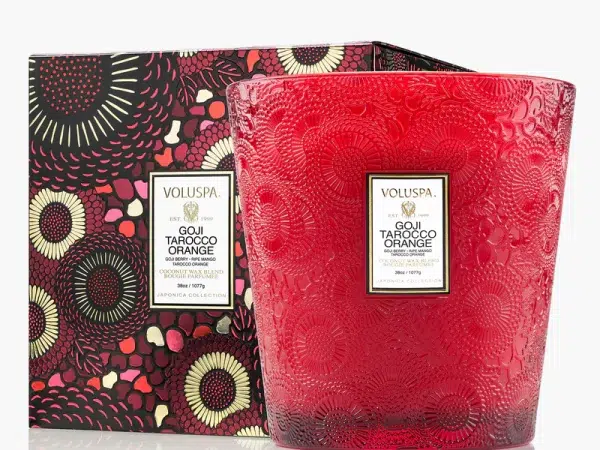Goji Tarocco Orange 3 Wick Hearth Candle